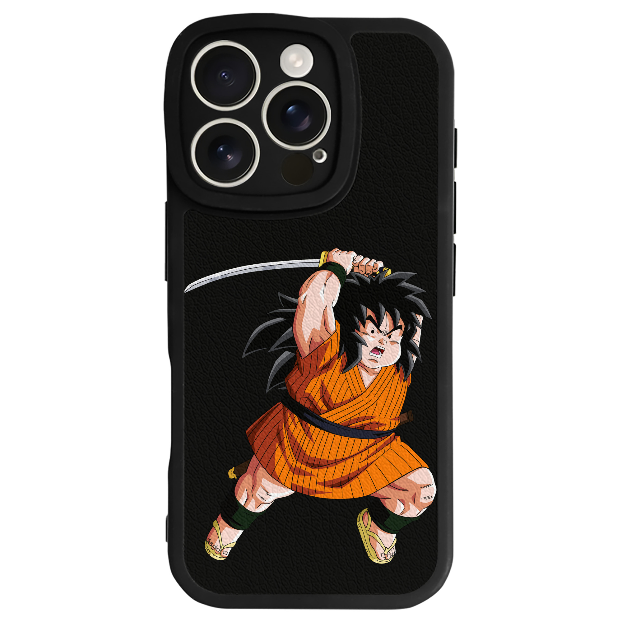 （画像用） ドラゴンボール やじろべえ DRAGON BALL Yajirobe 【iPhone 16シリーズ対応】シリコンスマホケース（レザー調） 材質：シリコン